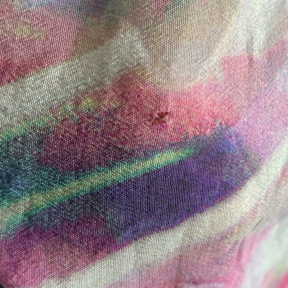 Cynthia Rowley 100% Silk Multicolors Abstract Dress 8 - Picture 15 of 16